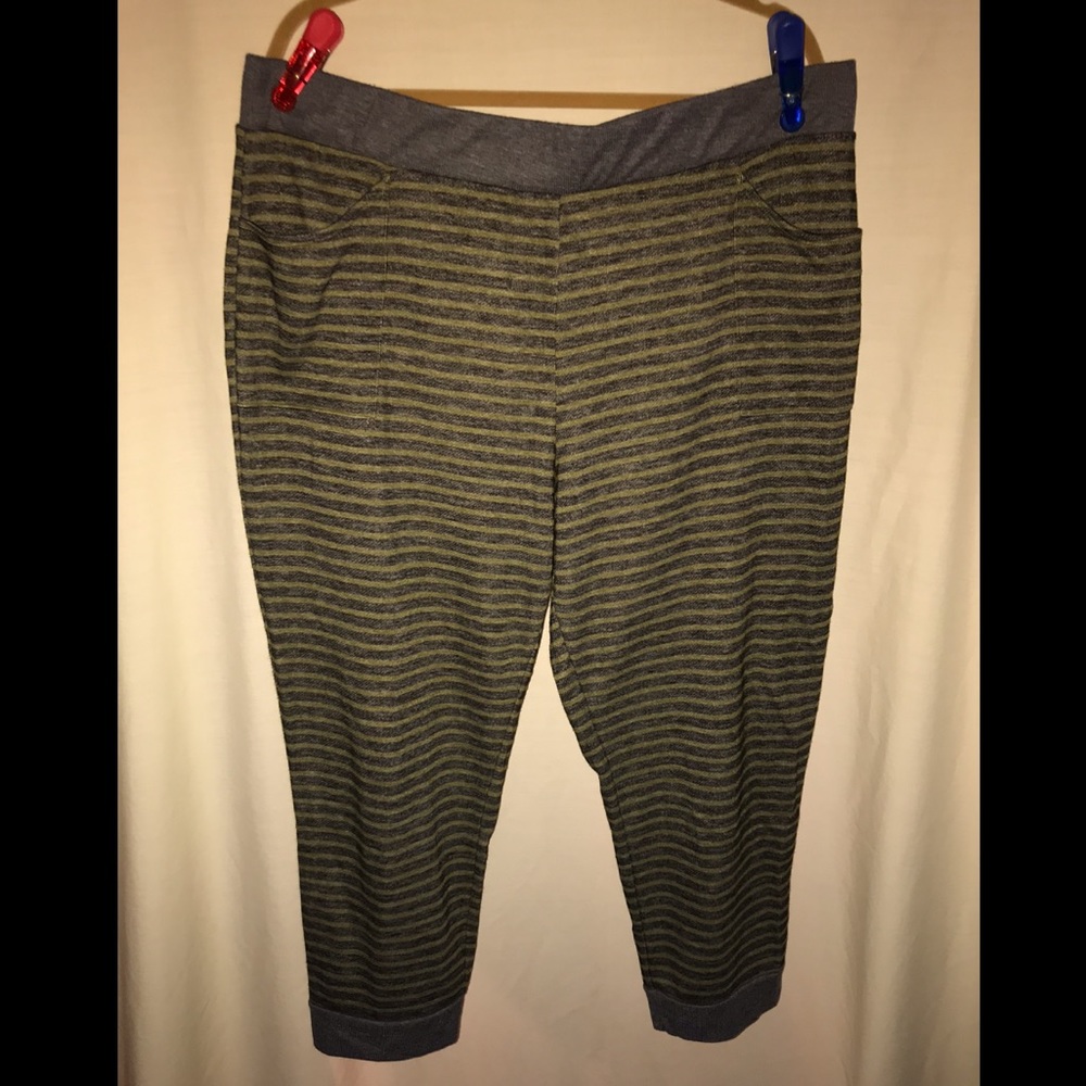 LOGO French Terry Joggers - striped